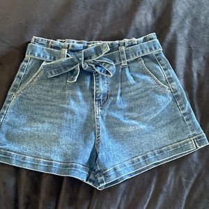 Denim shorts